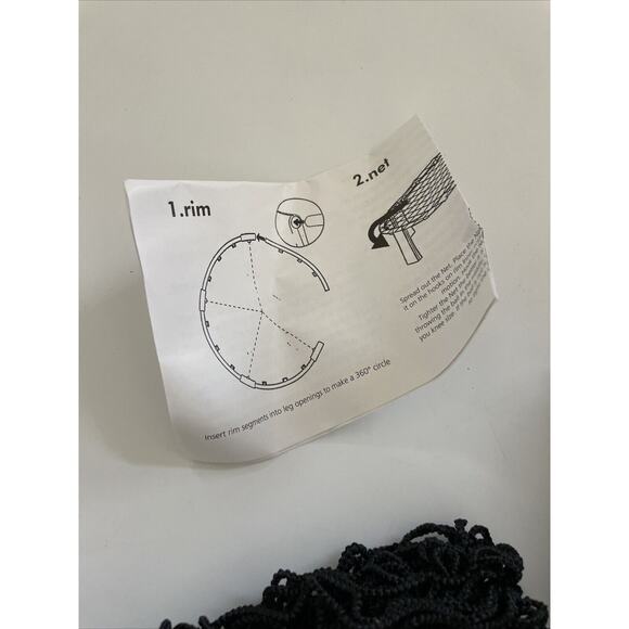 Fasies Roundnet Game Set Includes 3 Balls Net and Bag Open Box FUN OUTDOOR GAME - Picture 5 of 11
